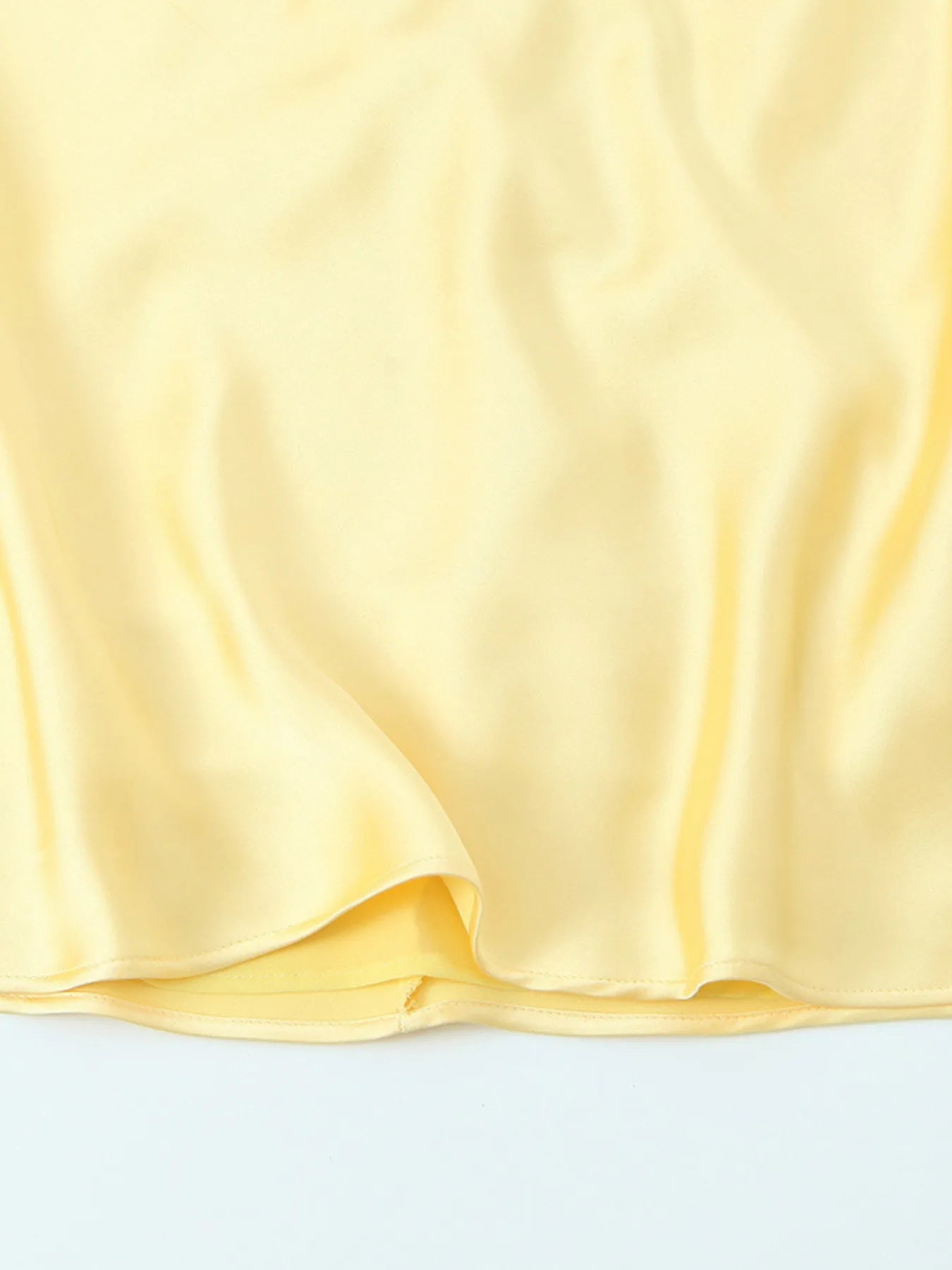 Satin V-Neck Cami Dress