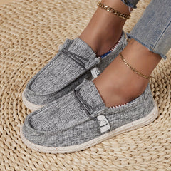 Women's Sports Solid Color Breathable Lightweight Skate Shoes, Outdoor Lace-up Sneakers