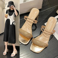 Ingvn - 2024 Fashion Women's Sandals peep-toe Heels, Women's Sandals, Party dress Shoes, Size 35-40