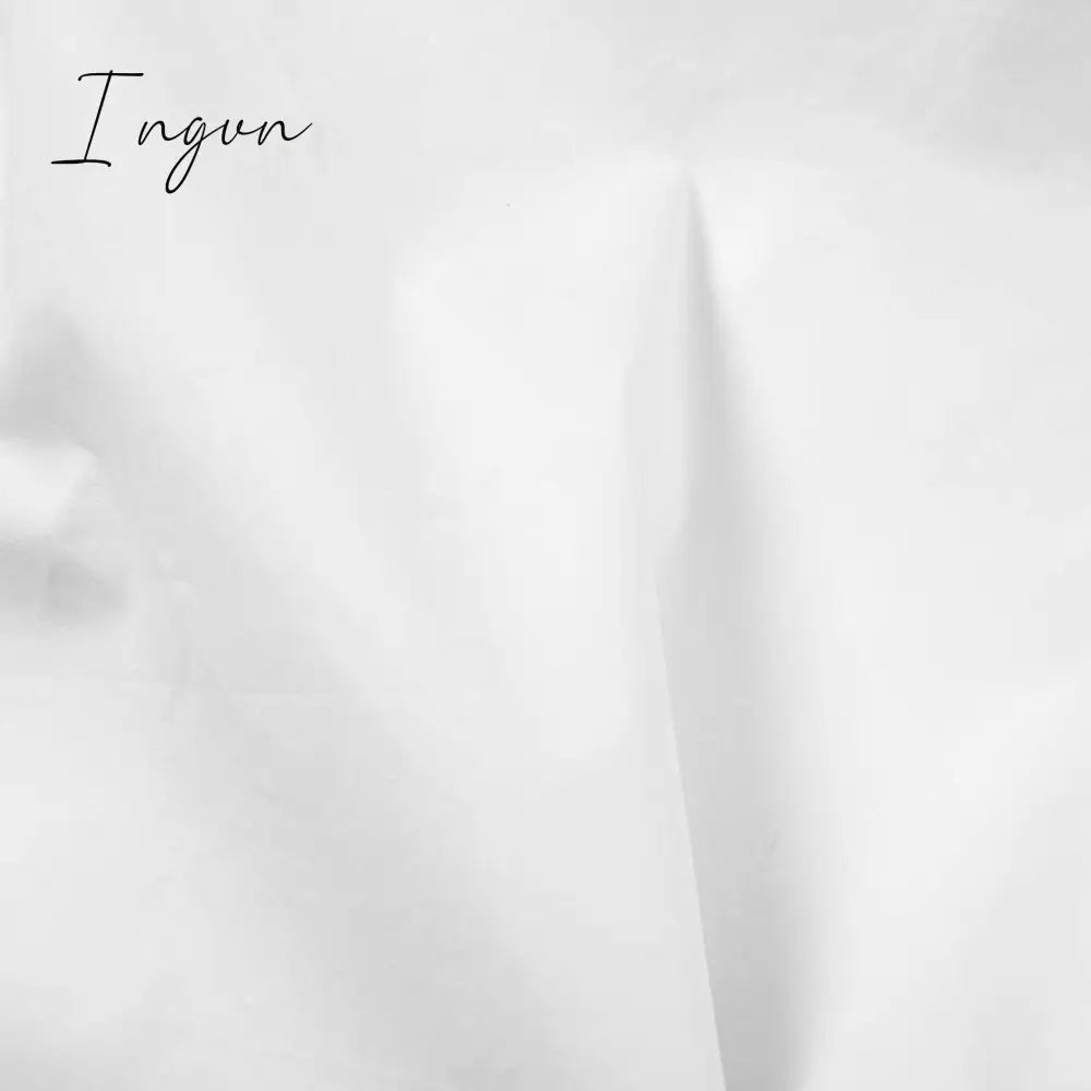 Ingvn - Sexy Crop Top Tassel Solid Color Shirt For Women Lapel Collar Long Sleeve Loose Oversized Shirts Female New