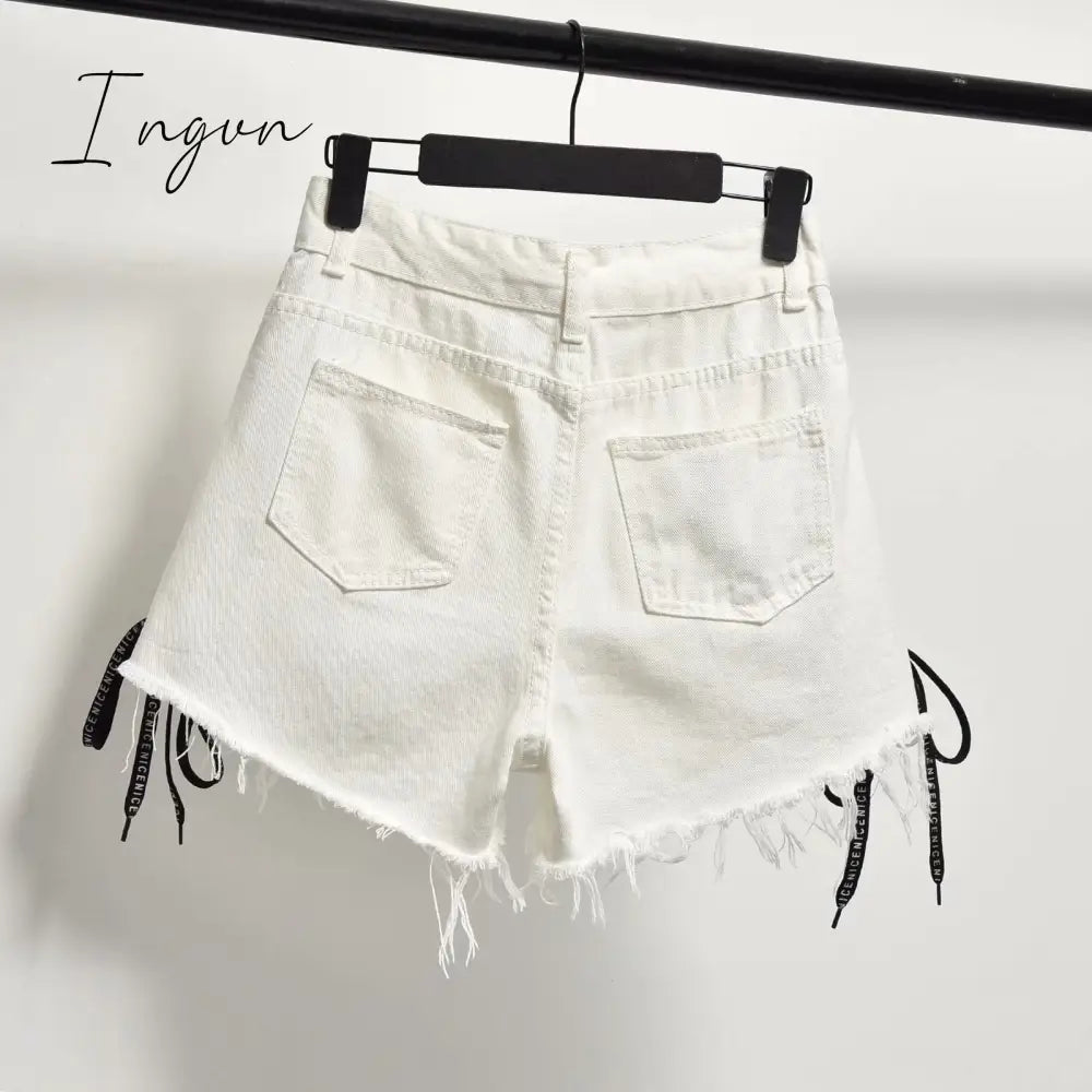 Ingvn - 2 Pieces Shorts Sets Summer Sweet Korean Off Shoulder Tops And Women Clothing Two Outfits