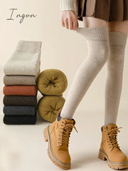 Ingvn - Casual Skinny Keep Warm Solid Color Leg Warmers Accessories Warmers
