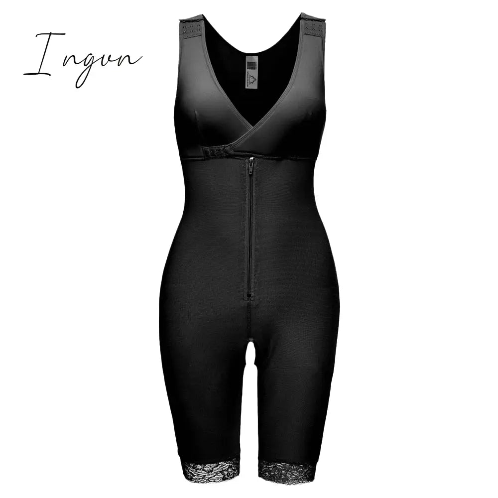 Ingvn - Fajas Full Body Shaper Modeling Waist Trainer Butt Lifter Thigh Reducer Tummy Control Push