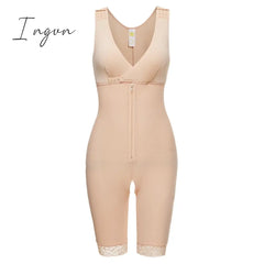 Ingvn - Fajas Full Body Shaper Modeling Waist Trainer Butt Lifter Thigh Reducer Tummy Control Push