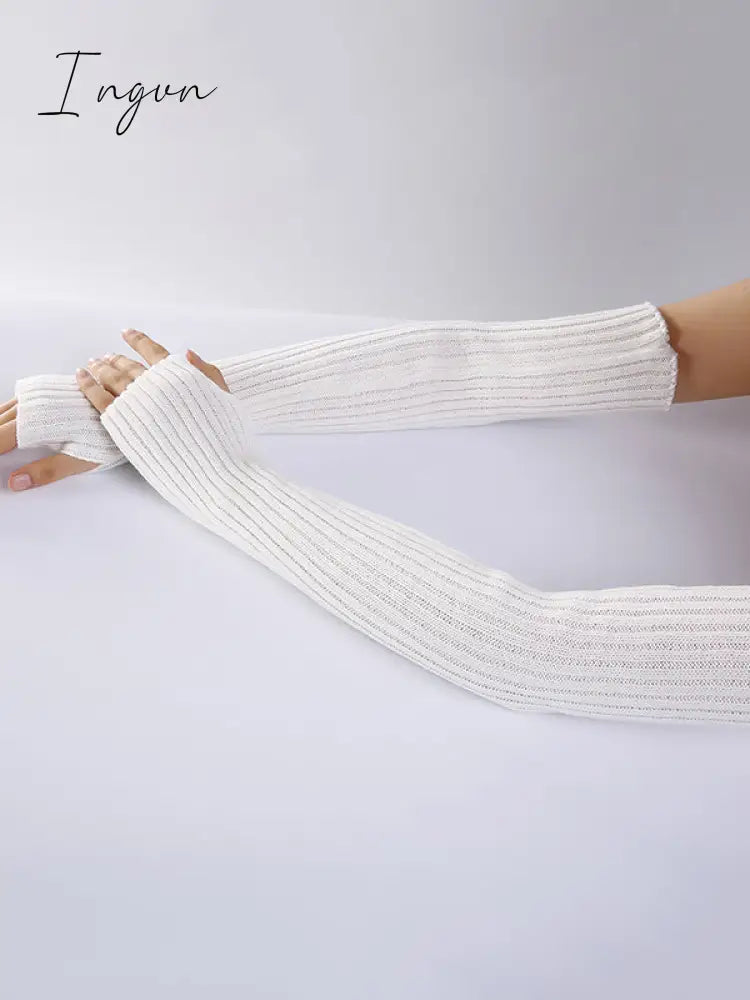 Ingvn - Original 9 Colors Striped Knitted Sleevelet Warmers