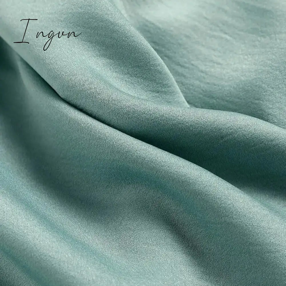 Ingvn - Sexy High Split Up Long Dress For Women Summer Print Party Sleeveless Slip V Neck Elegant