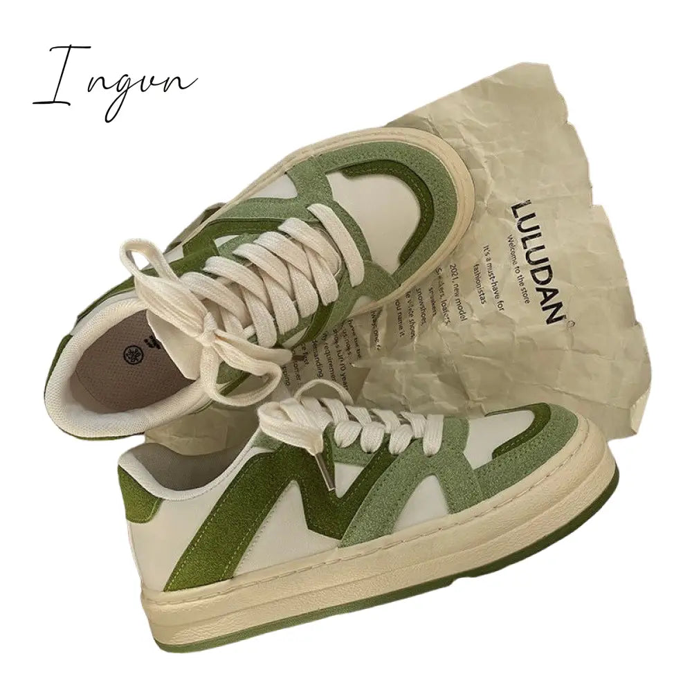 Ingvn - Skater Girl Pastel Colors Sneakers Lv / 35
