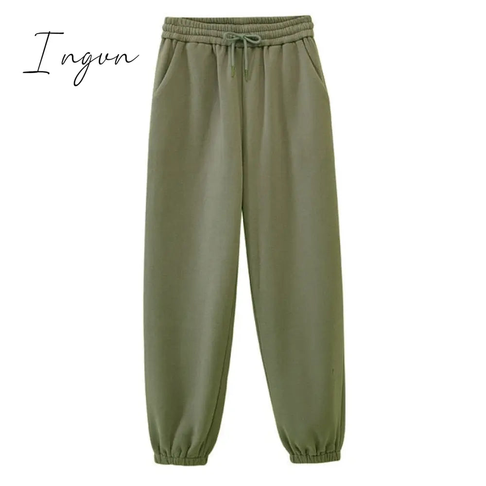 Ingvn - Toppies Womens Tracksuits Hooded Sweatshirts Autumn Winter Fleece Oversize Hoodies Solid
