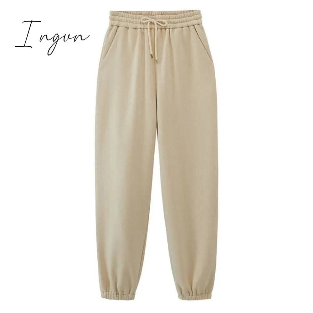 Ingvn - Toppies Womens Tracksuits Hooded Sweatshirts Autumn Winter Fleece Oversize Hoodies Solid