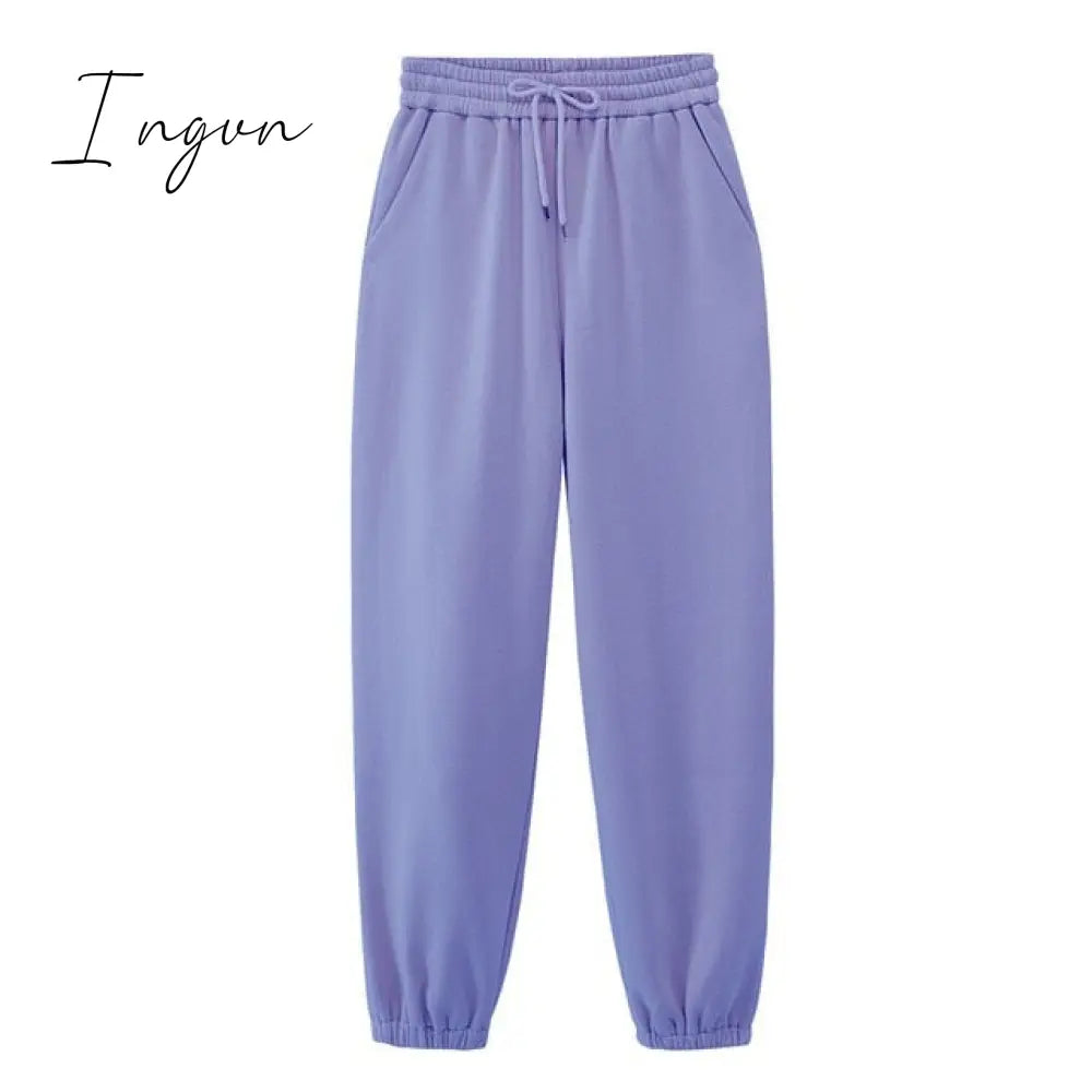 Ingvn - Toppies Womens Tracksuits Hooded Sweatshirts Autumn Winter Fleece Oversize Hoodies Solid