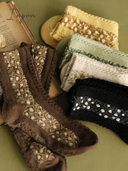 Ingvn - Vintage Jacquard Cotton Socks Accessories Warmers
