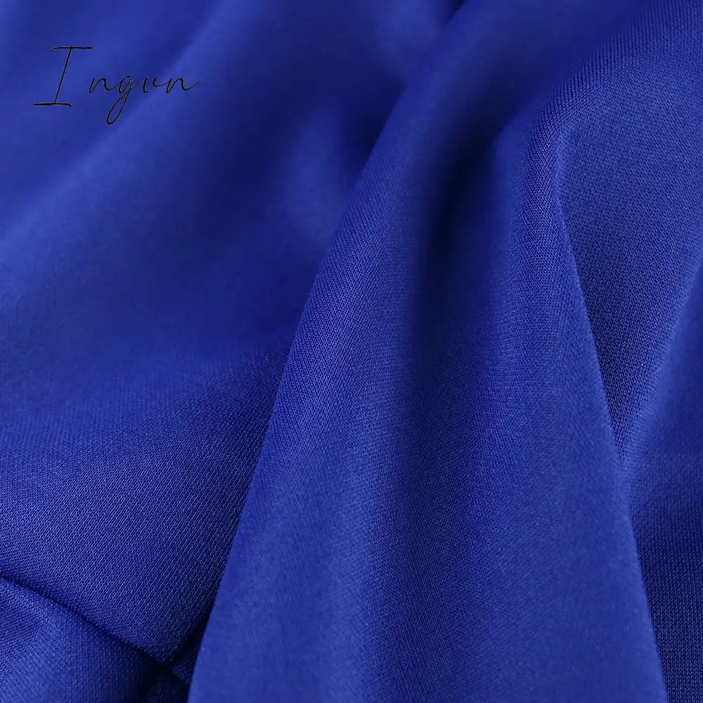 Ingvn - Women Party Dress V Neck Long Puff Sleeves Bodycon Sexy Event Occasion African Female