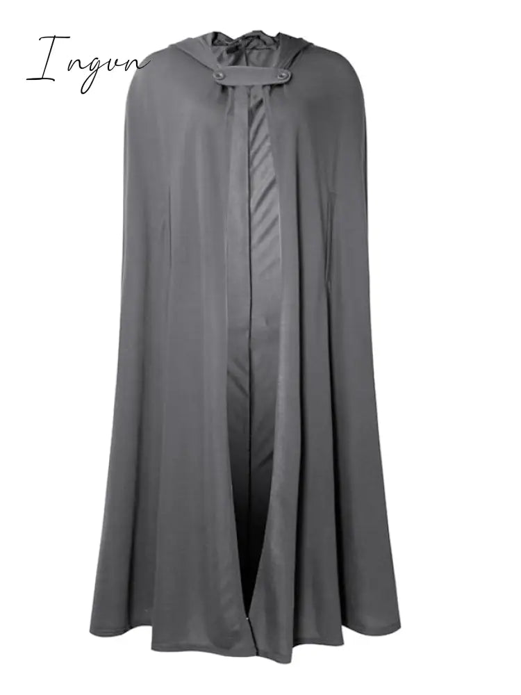 Ingvn - Women’s Coat Cloak / Halloween Capes Long Layered Green Black Blue Gray Stylish Christmas