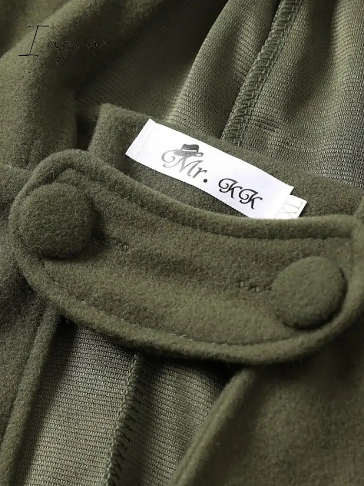 Ingvn - Women’s Coat Cloak / Halloween Capes Long Layered Green Black Blue Gray Stylish Christmas