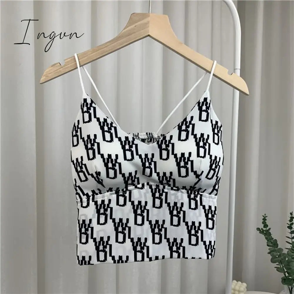 Ingvn - Y2K Tops Women Corset Top Korean Fashion Leopard Crop Camis Streetwear Sexy Tank Coquette