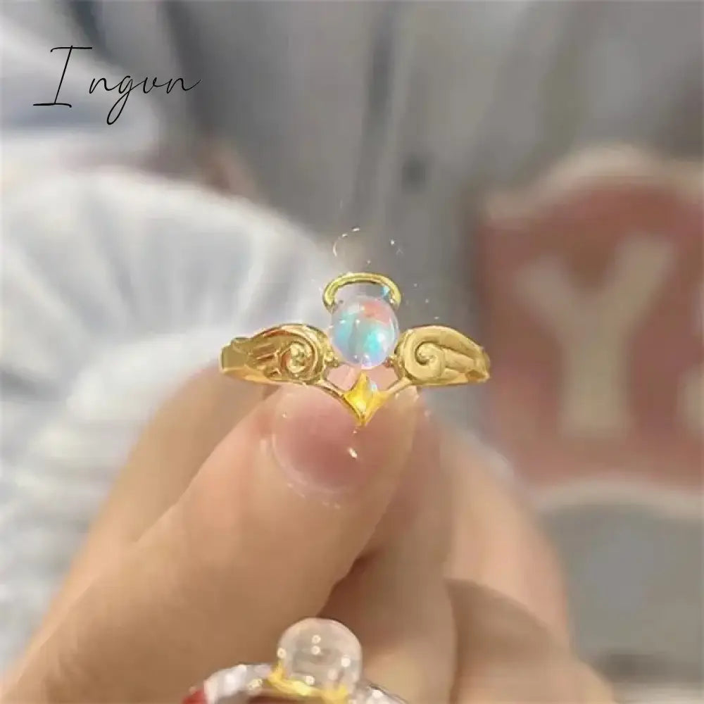 Korean New Exquisite Geometric Round Ring Women’s Fashion Luxury Zircon Finger Simple Temperament